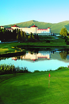 Mount Washington Hotel from Mount Pleasant golf course