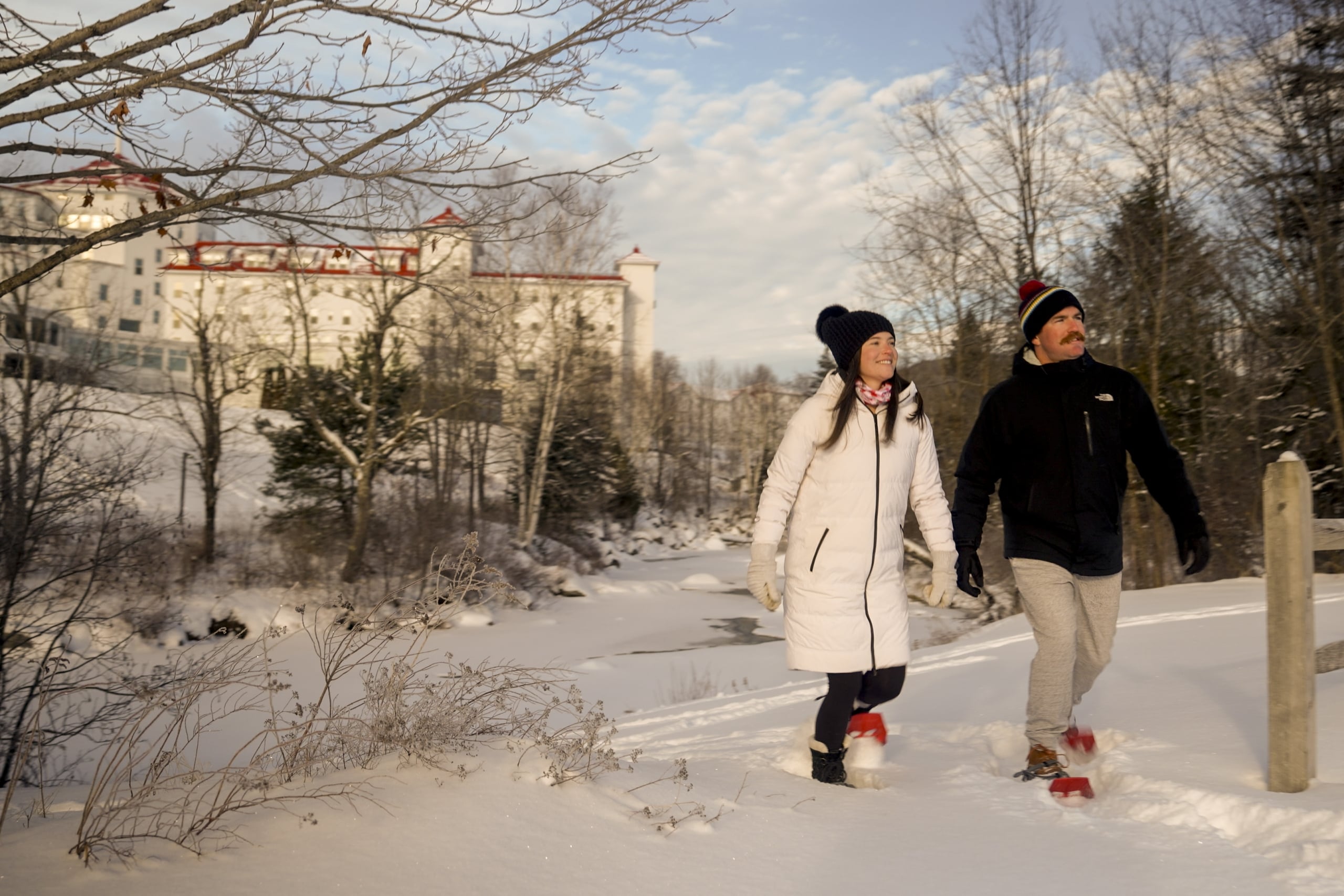 Snowshoeing at Bretton Woods and Omni Mount Washington Resort & Spa