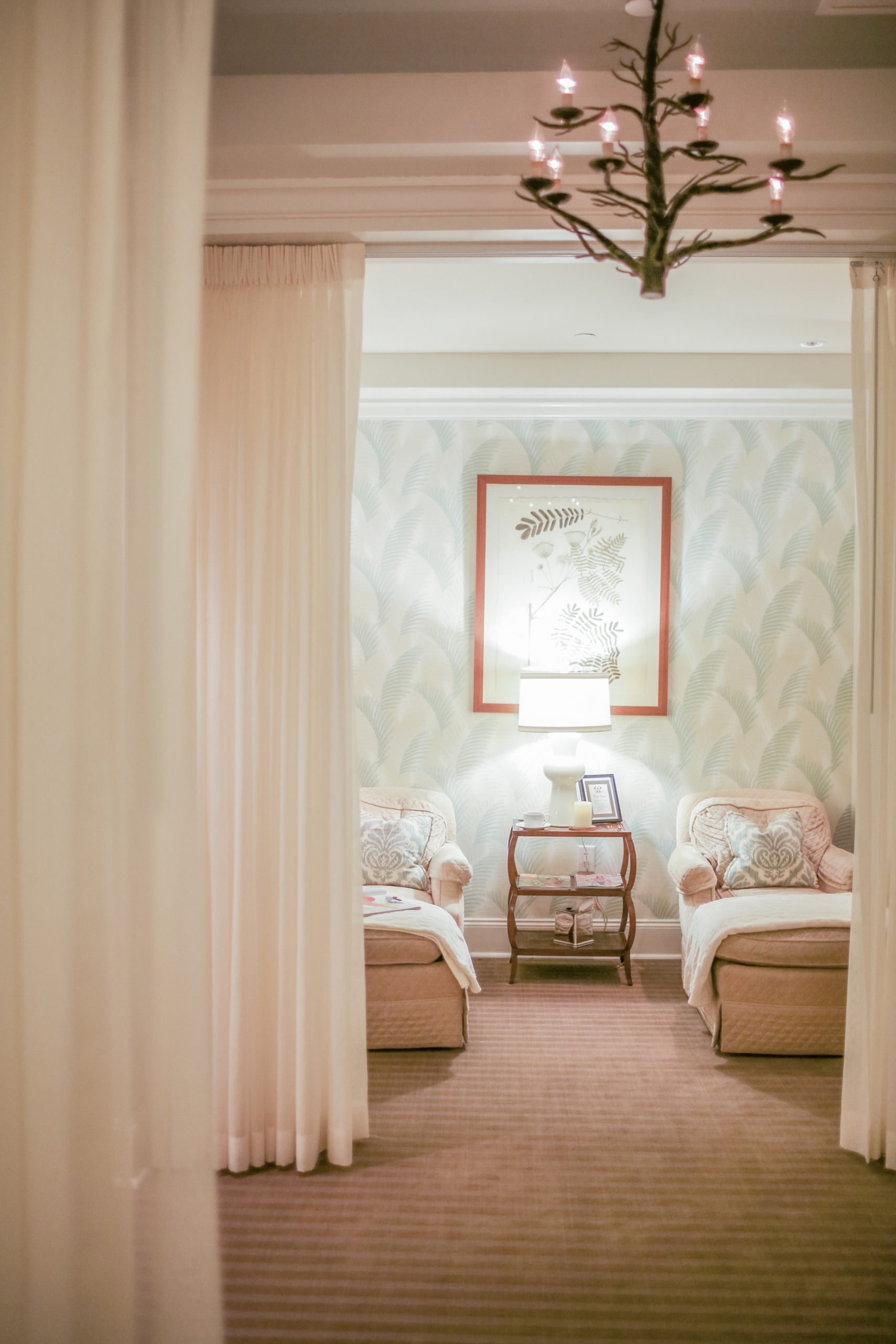 Space with two lounge chairs at the Omni Mount Washington Resort & Spa.