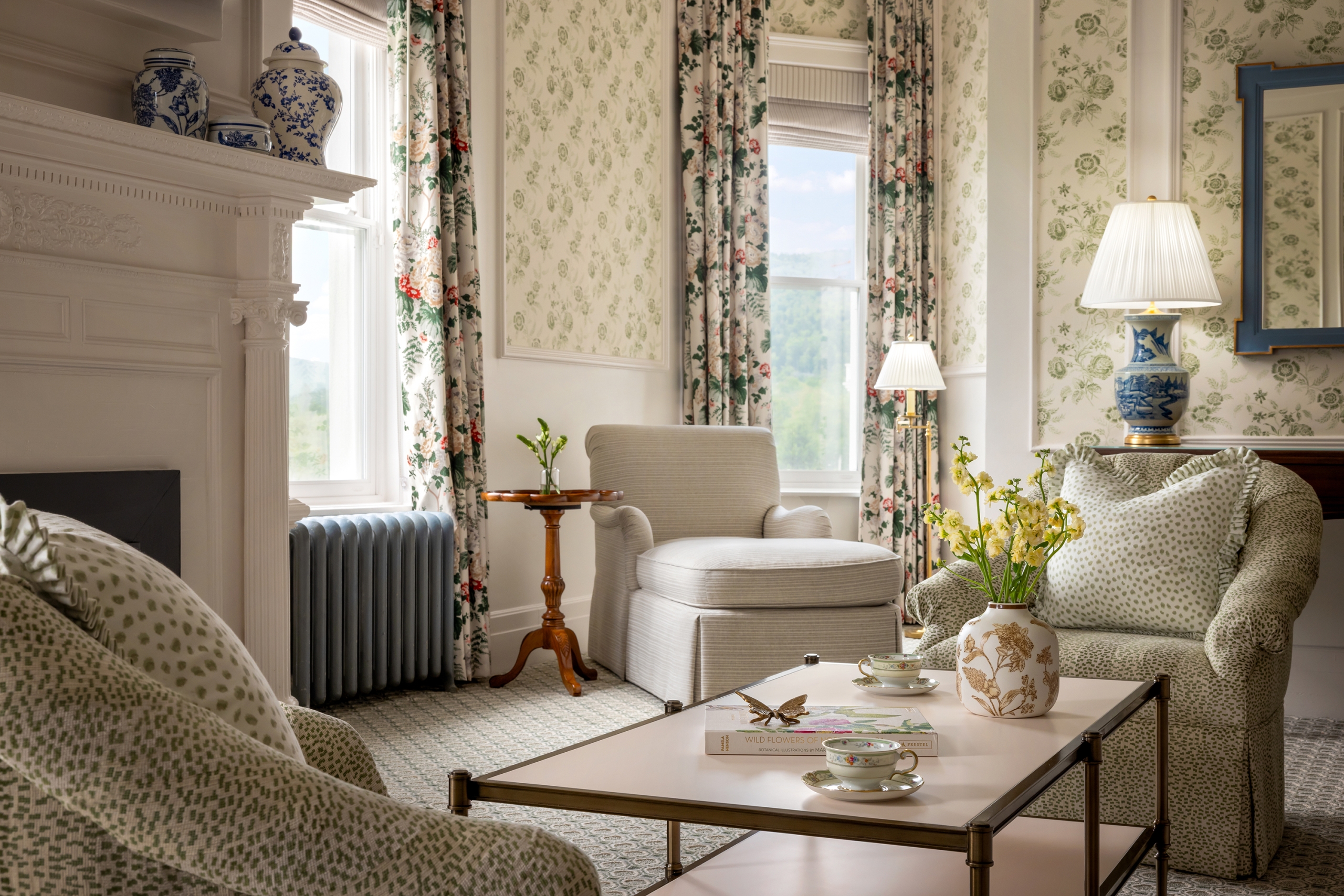Renovated Suite room at the Omni Mount Washington Resort & Spa in Bretton Woods, New Hampshire