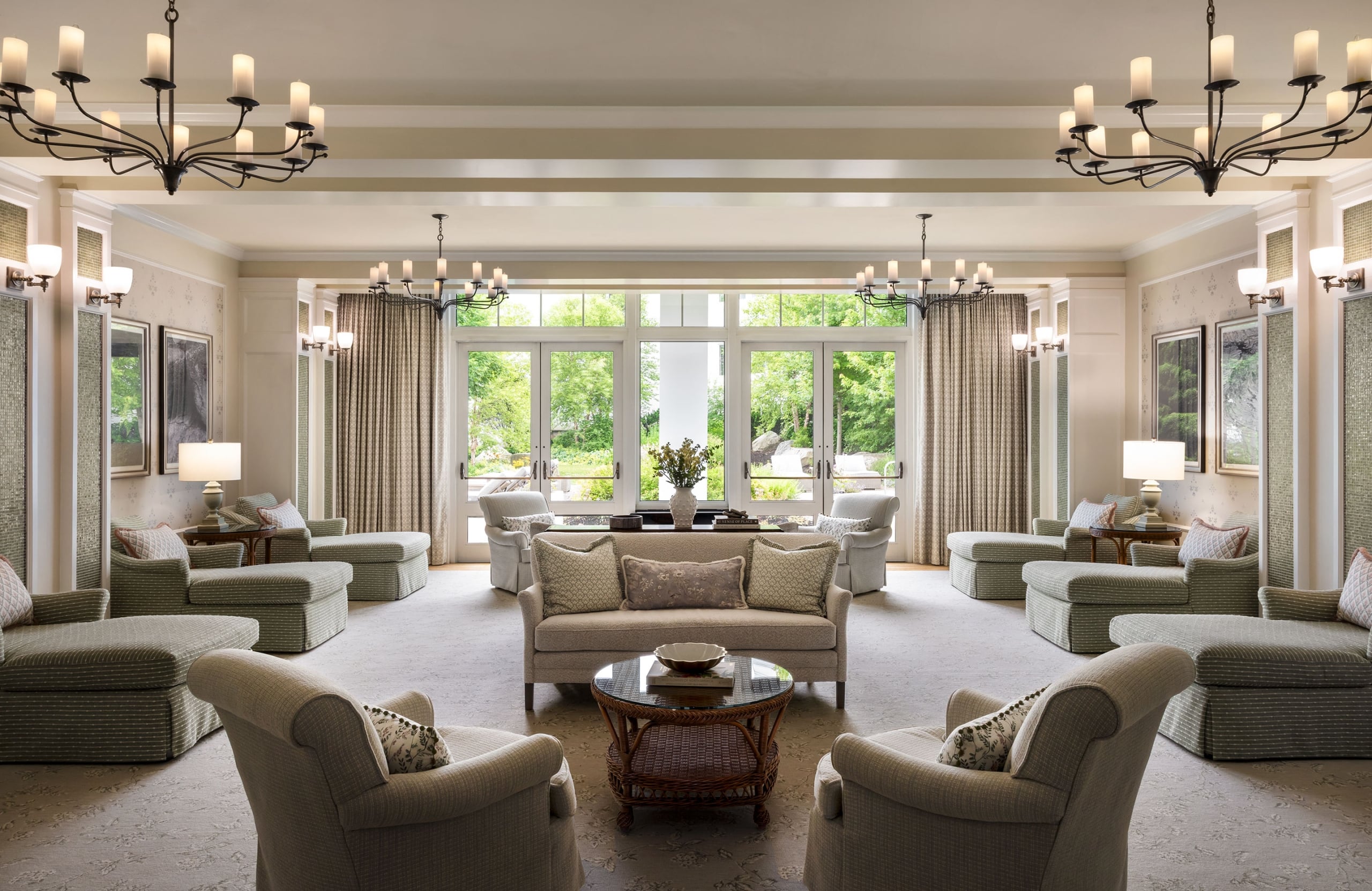 Coed lounge at The Spa in Bretton Woods at the Omni Mount Washington Resort & Spa