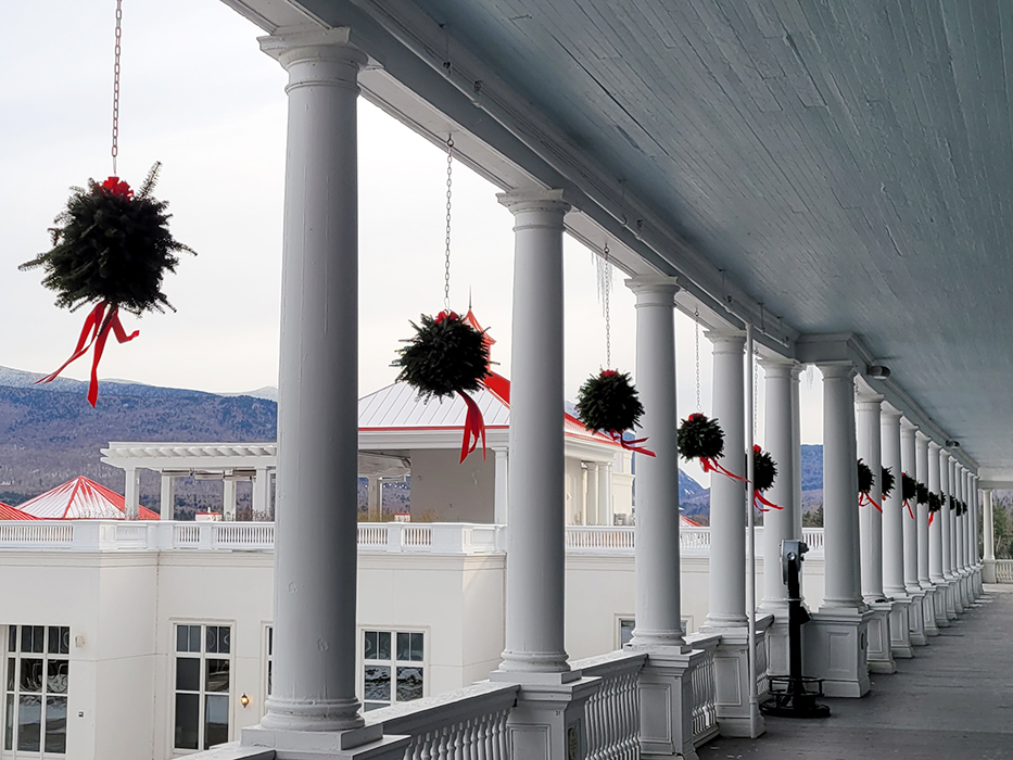 Deck the veranda with bows of...pine!