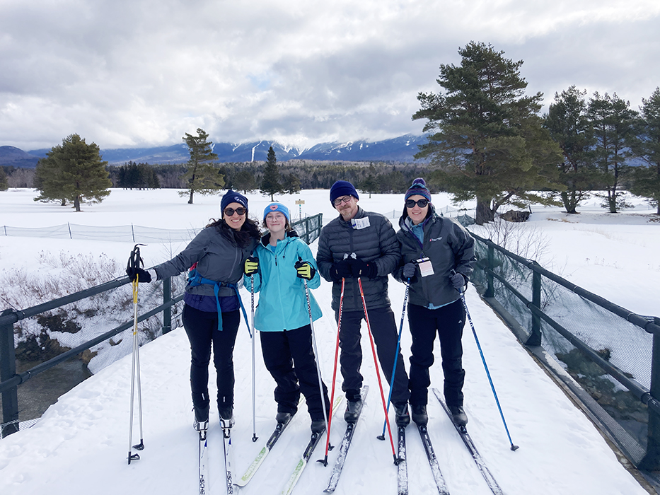 Happy first day of spring from the Nordic ski trails.