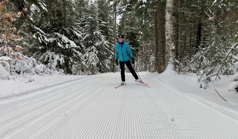 Trails are really forming into shape for skate and classic skiers!