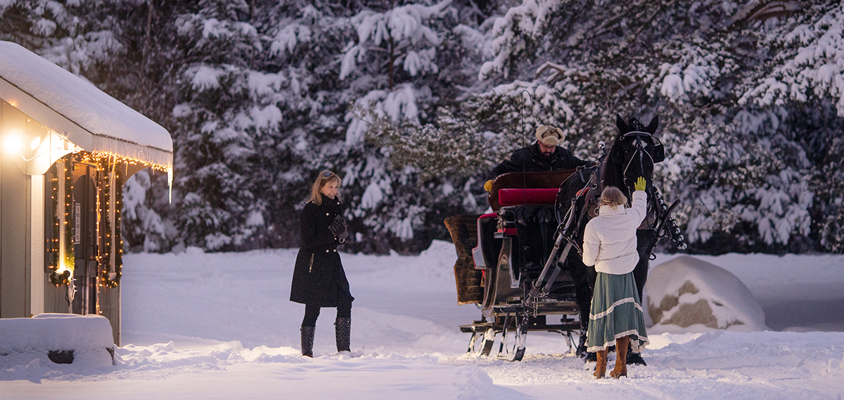 Omni Mount Washington Resort winter sleigh rides